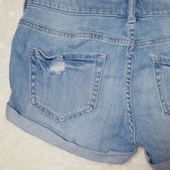 Garage Light Blue Wash Flirty Shorts - Picture 6 of 11